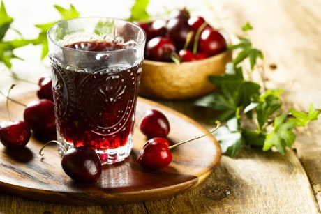 Sour cherries juice