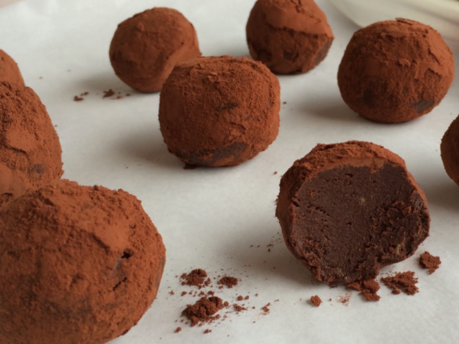 Dark Chocolate Avocado Truffles