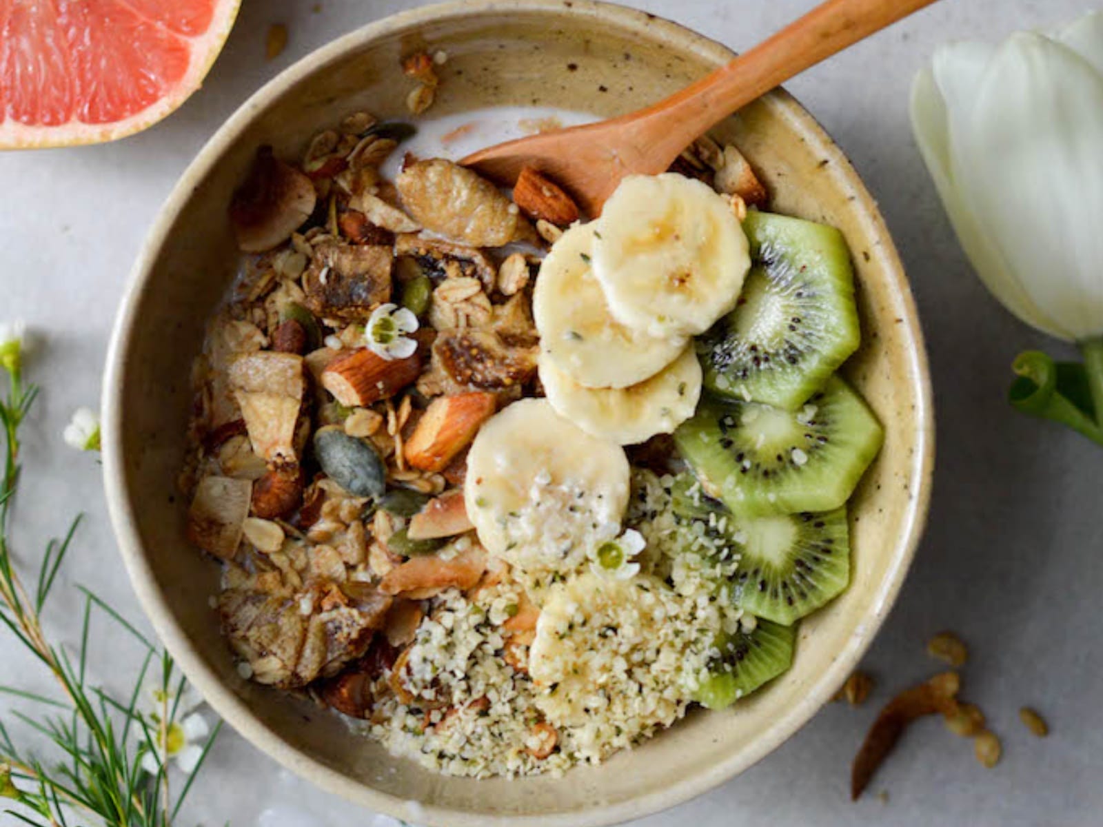 Orange Ginger and Fig Granola