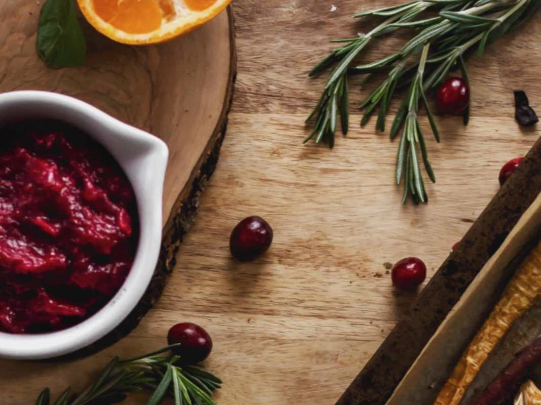 Date Sweetened Cranberry Sauce