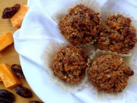 Sweet Potato Date Muffins