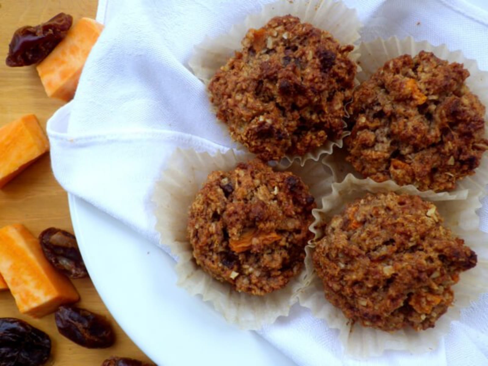 Sweet Potato Date Muffins