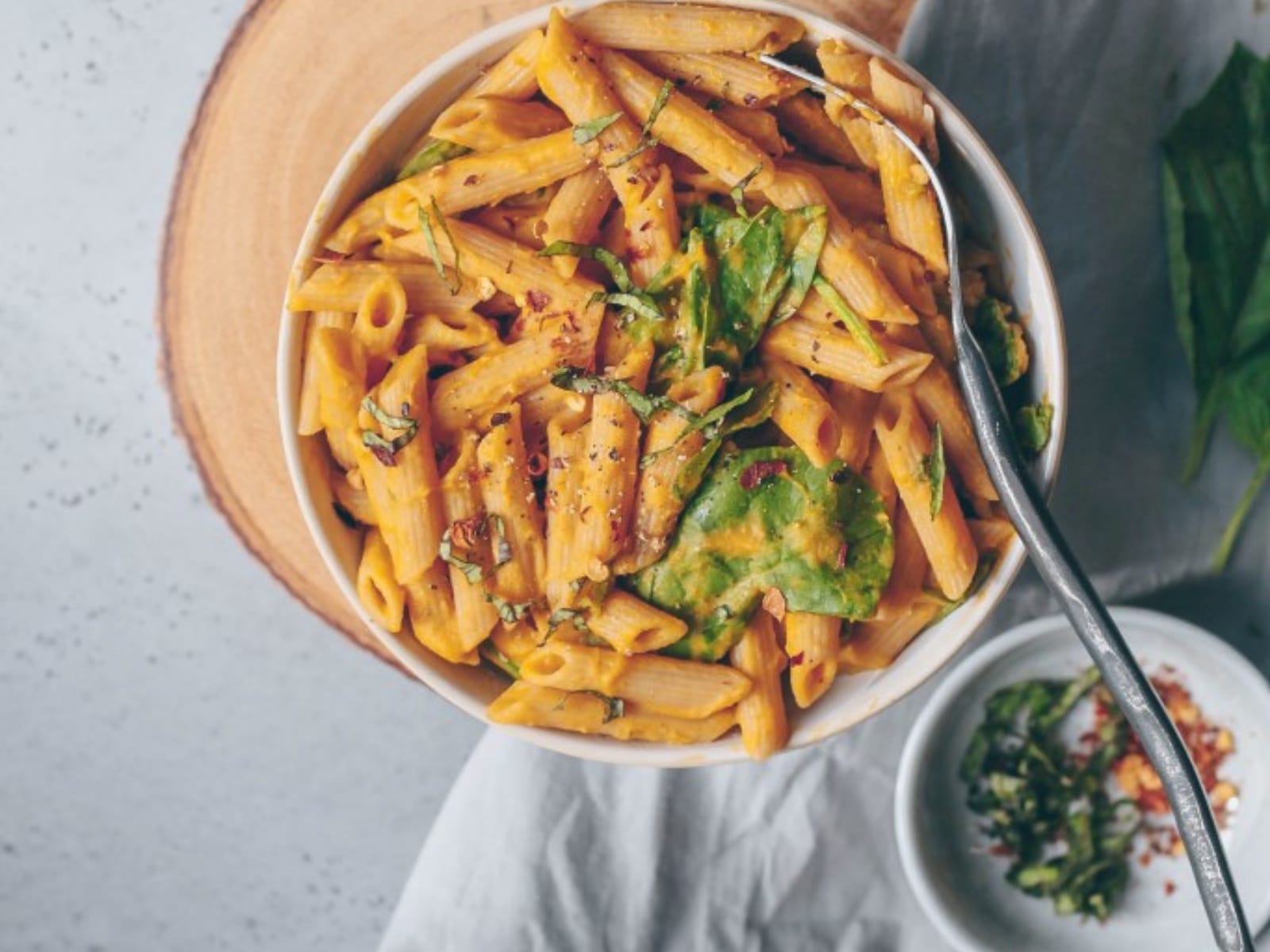 Butternut Squash Roasted Tomato Pasta