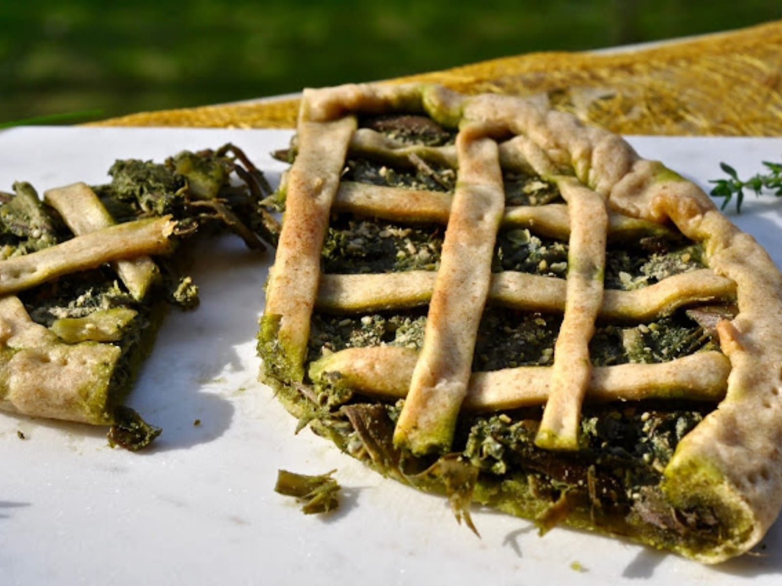 Pesto pie