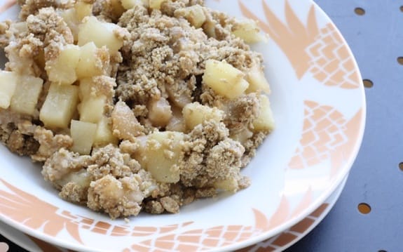 Chocolatey Pear Crisp [Vegan]