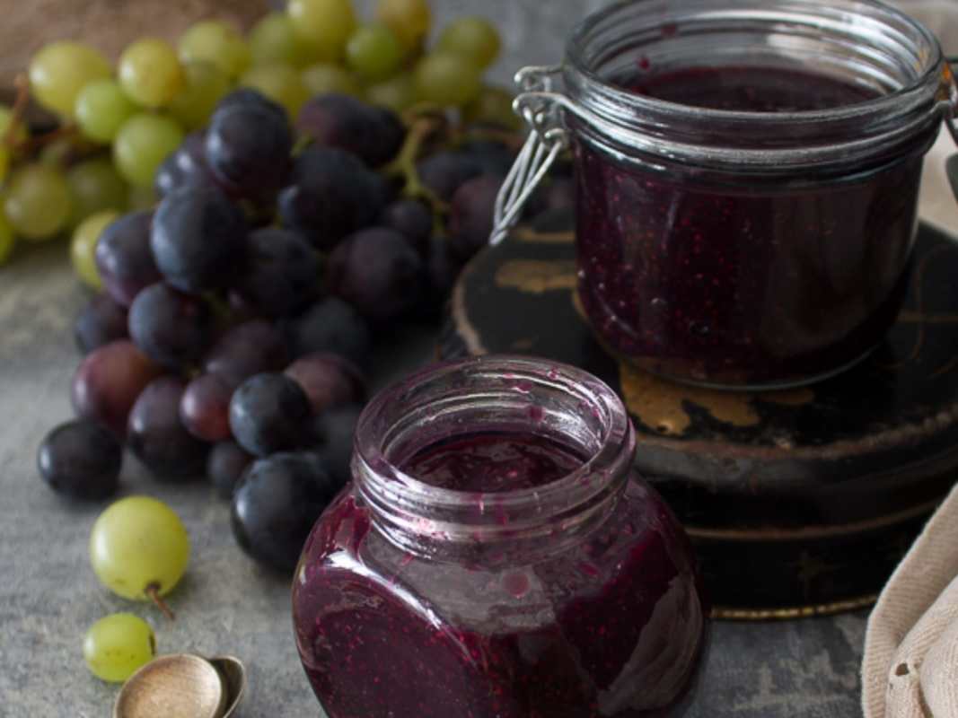 Sugarless grape jelly