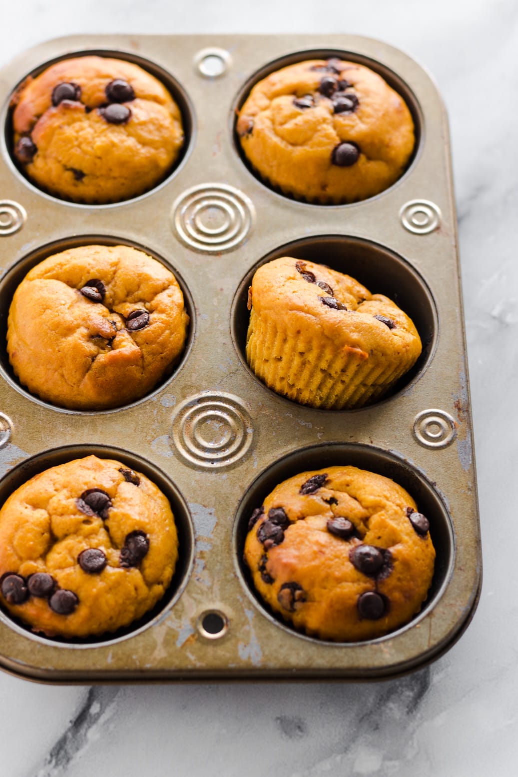 Chocolate Orange Pumpkin Muffins [Vegan, Oil-Free, Refined Sugar-Free]