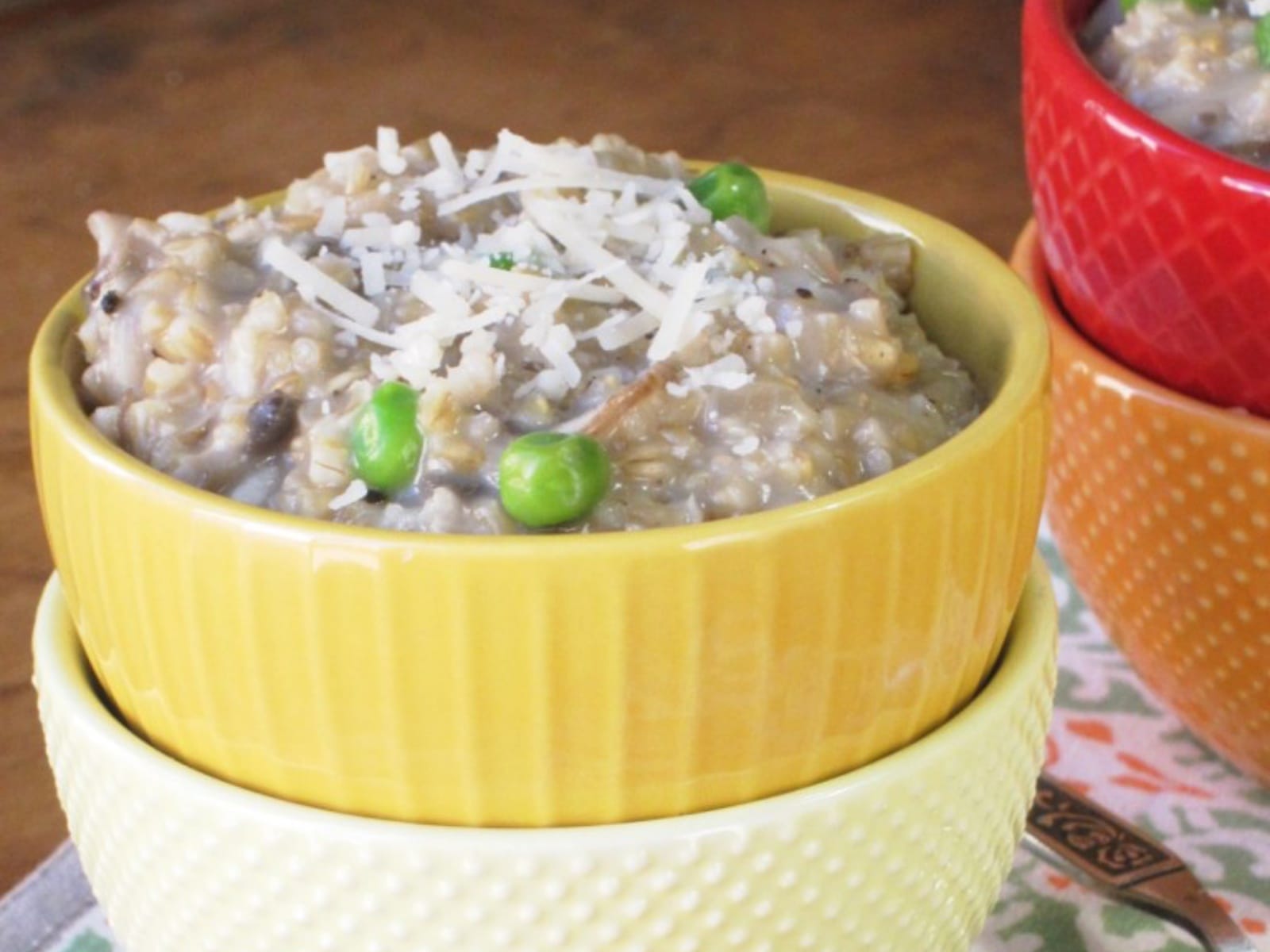 Savory Mushroom Steel Cut Oatmeal&nbsp;