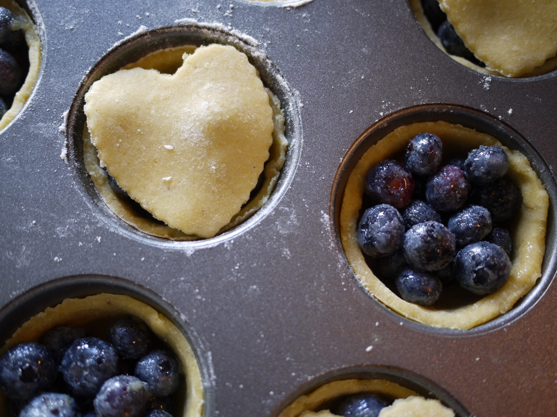 Mini Blueberry Pies