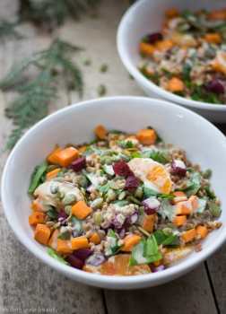 Winter Wheat Berry Salad [Vegan]