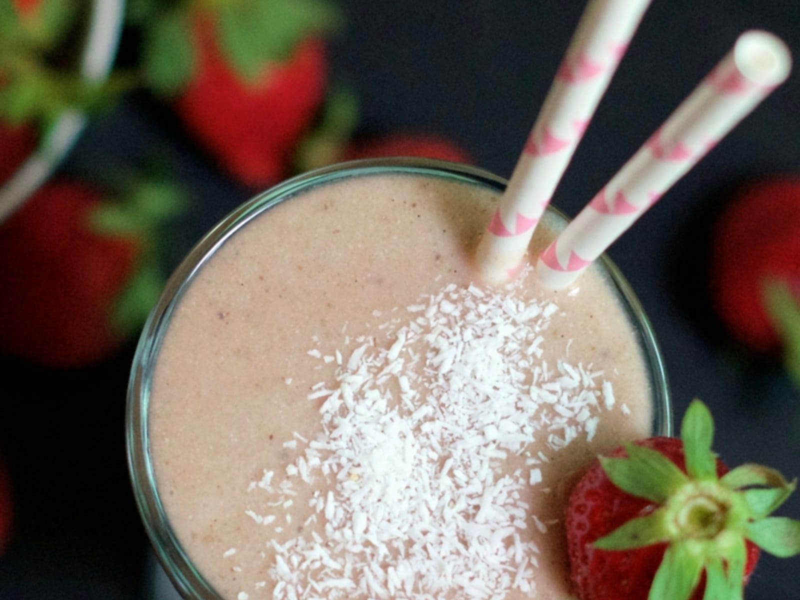 Strawberry Maca Milkshake - One Green Planet