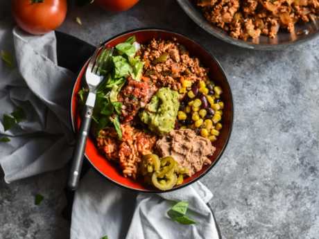Vegan Sofritas Burrito Bowls