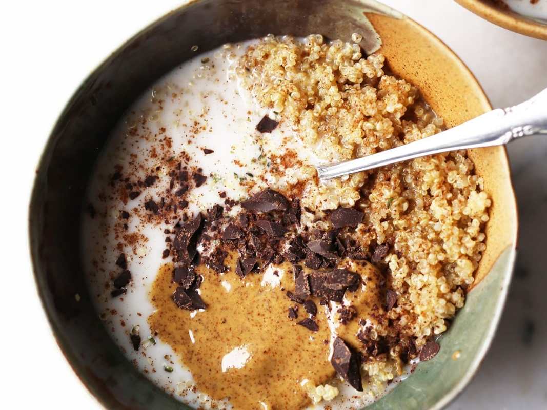 Cinnamon Quinoa Protein Cereal Bowl