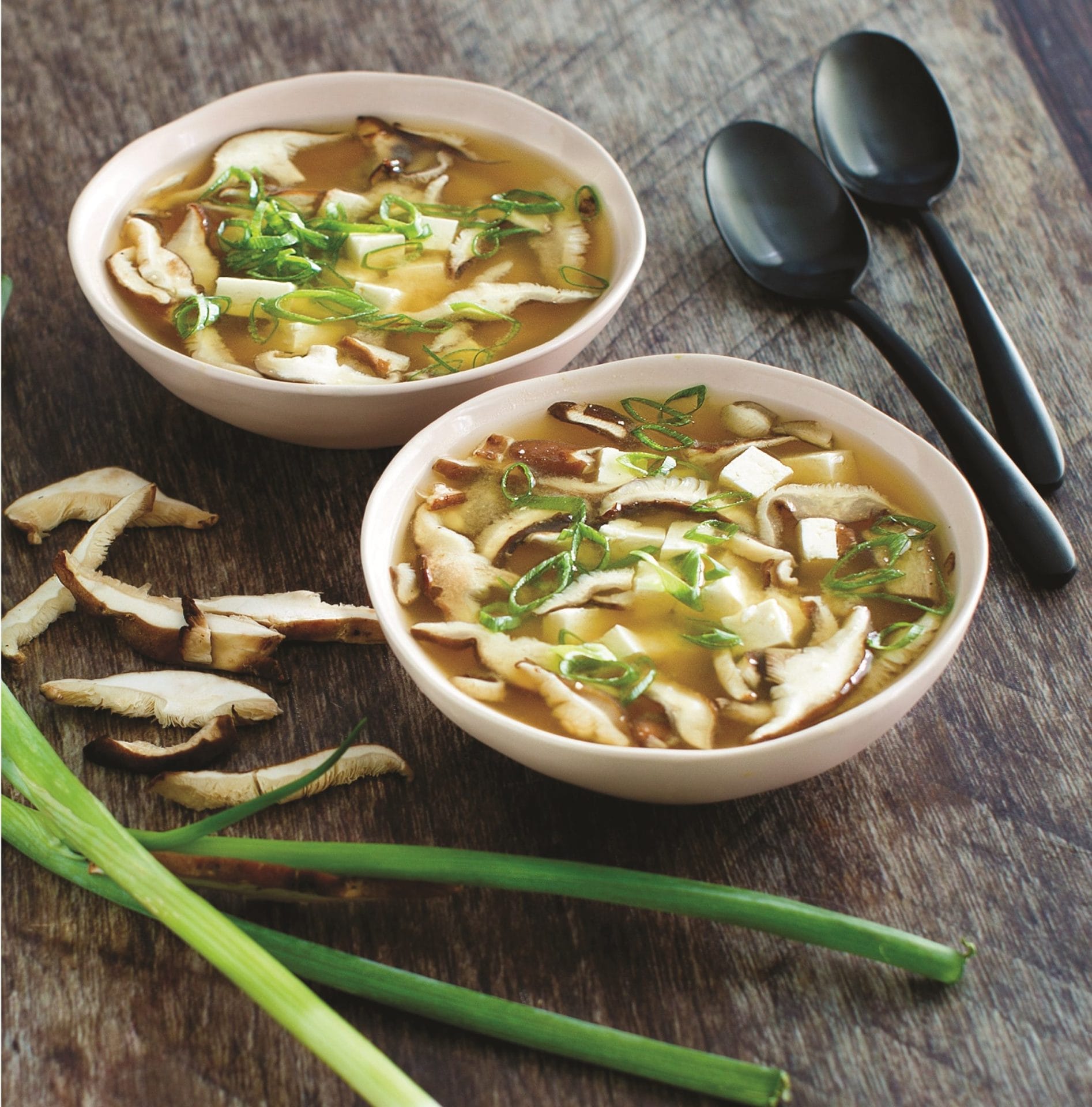 Garlic Miso and Onion Soup