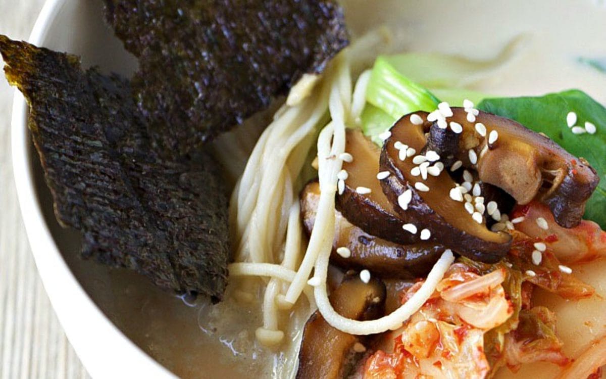 Creamy Soy Milk Vegan Ramen