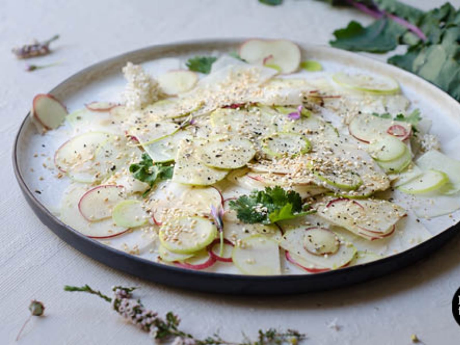 Kohlrabi Carpaccio