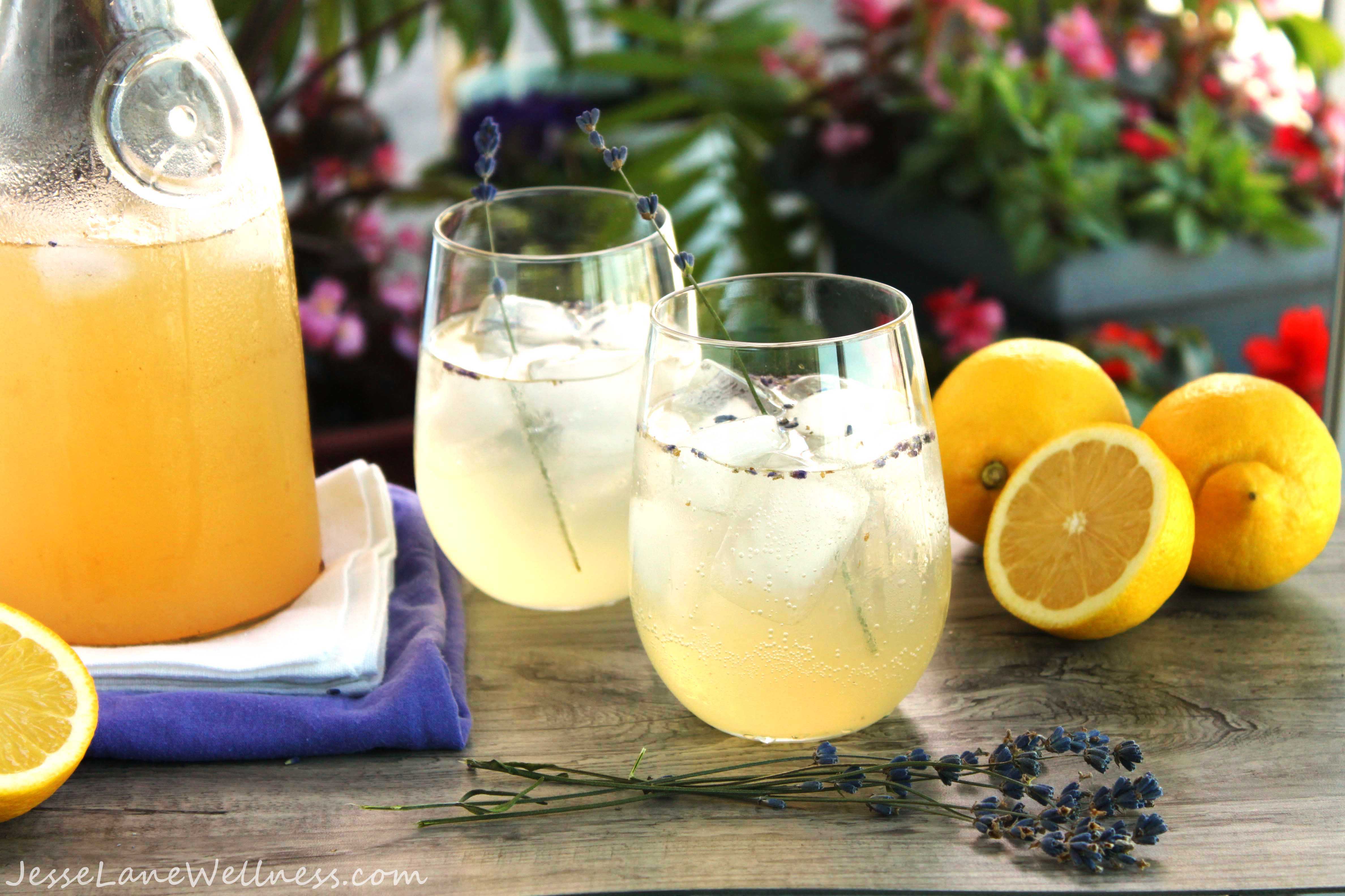 Lemonade with lavender