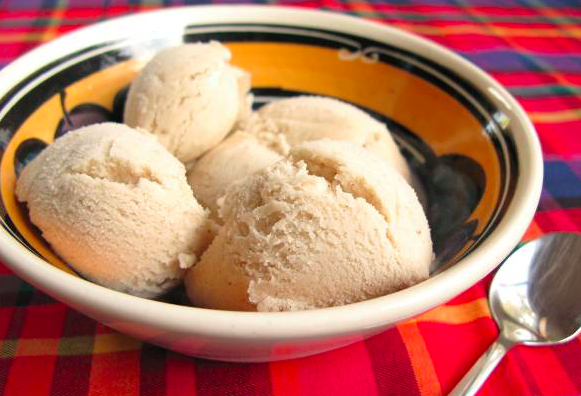 Dairy-free coconut vanilla ice cream