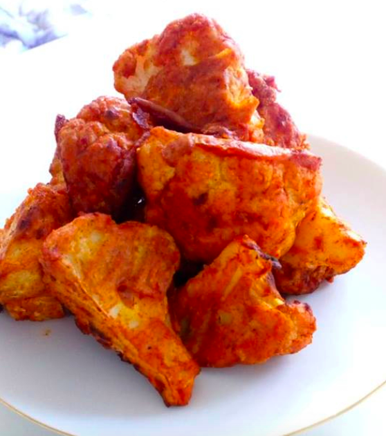 Baked Chili Cauliflower Bites