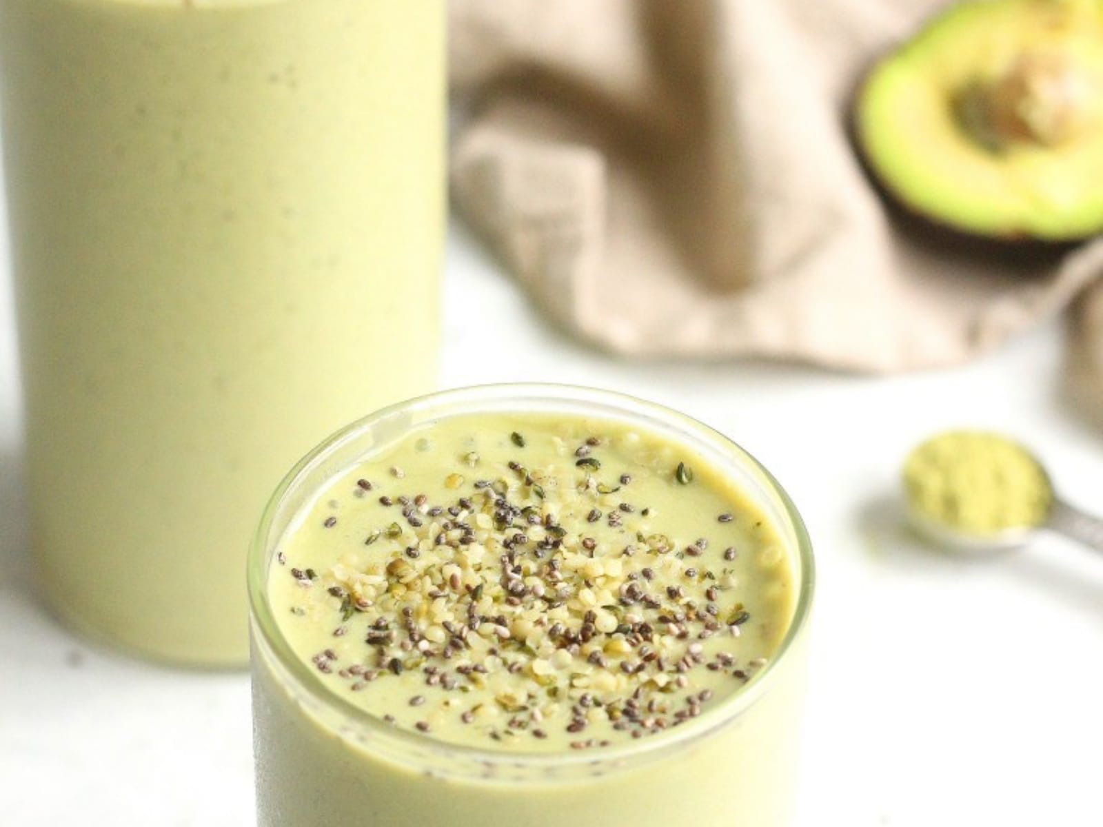 matcha avocado smoothie