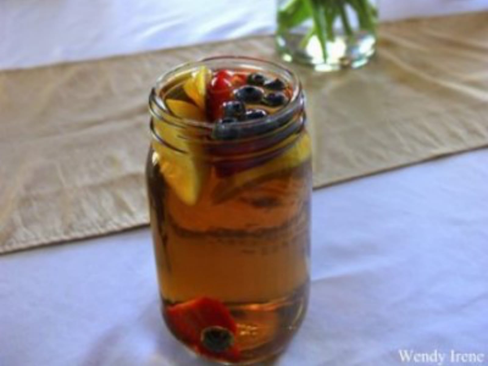 Fruit Infused Sun Tea 