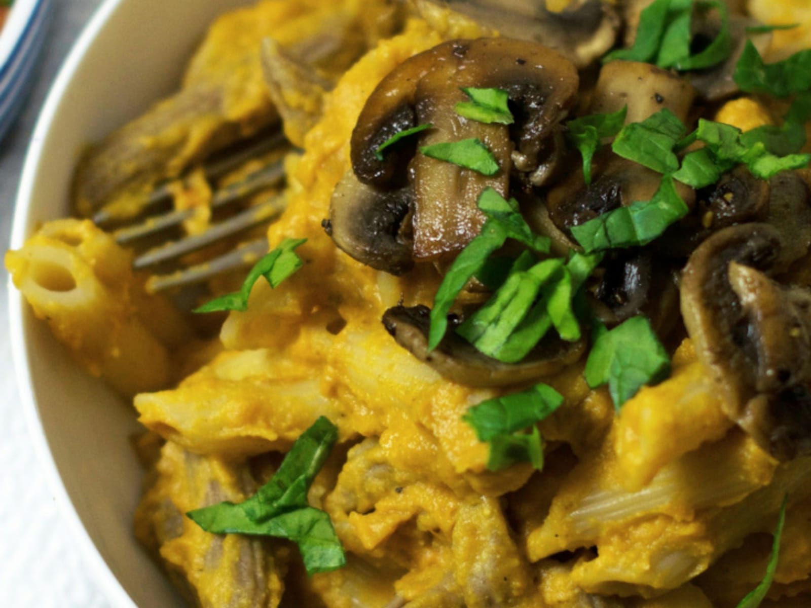 creamy sweet potato pasta