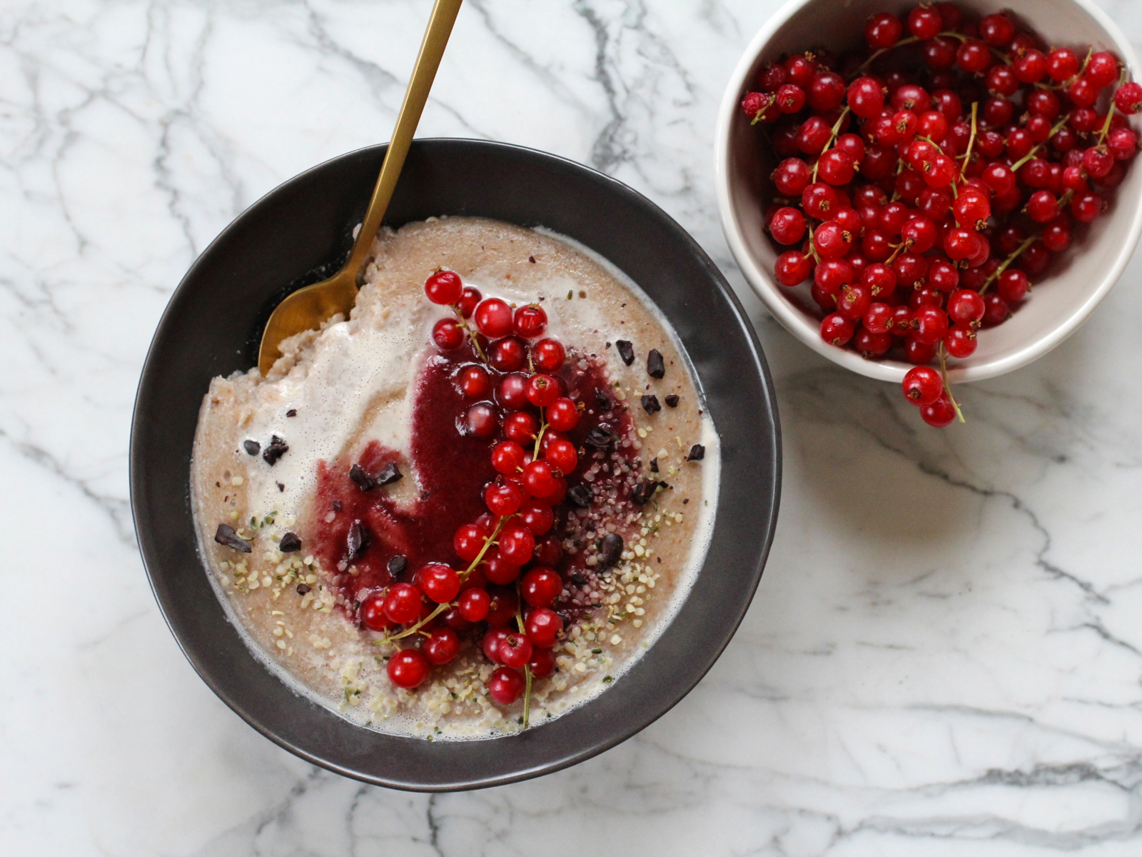 cherry currant jam buckwehat porridge
