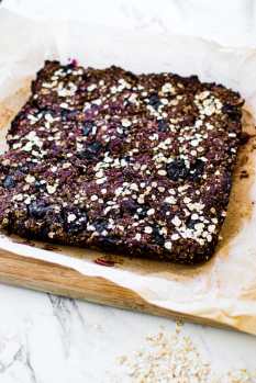 cherry hemp oat bars