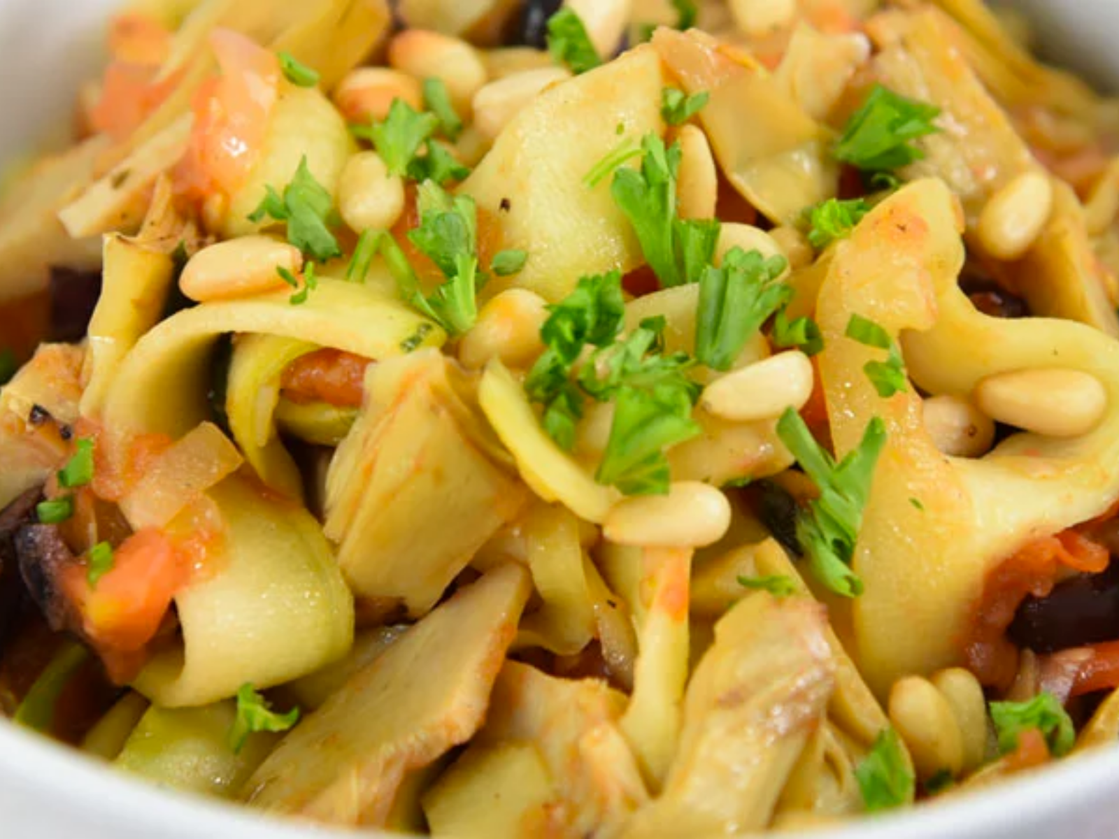 Vegan Gluten Free Zucchini Linguinie
