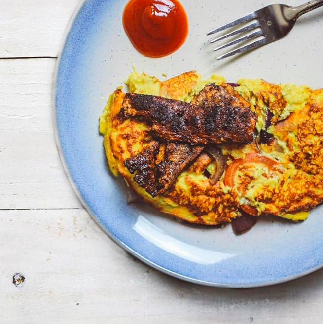 vegan breakfast tofu bacon