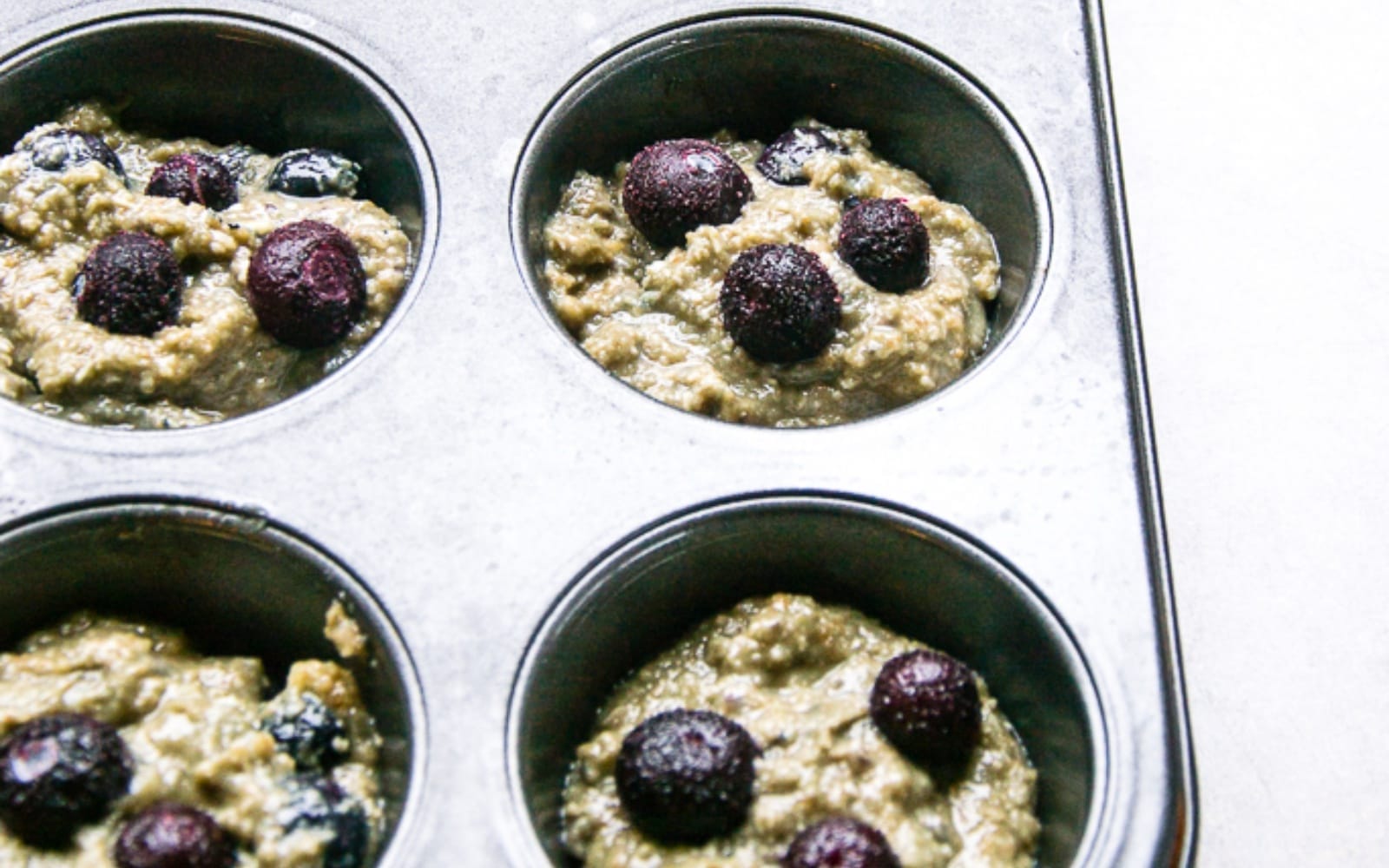 Blueberry Chia Muffins unbaked