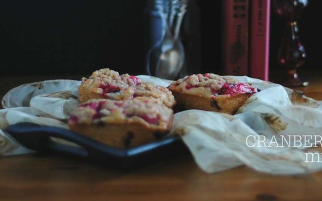 cranberry swirl mini loaves