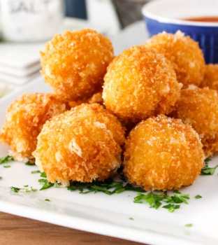 vegan italian Arancini: Fried Risotto Balls
