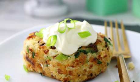 Herb Cauliflower Fritters [Vegan]