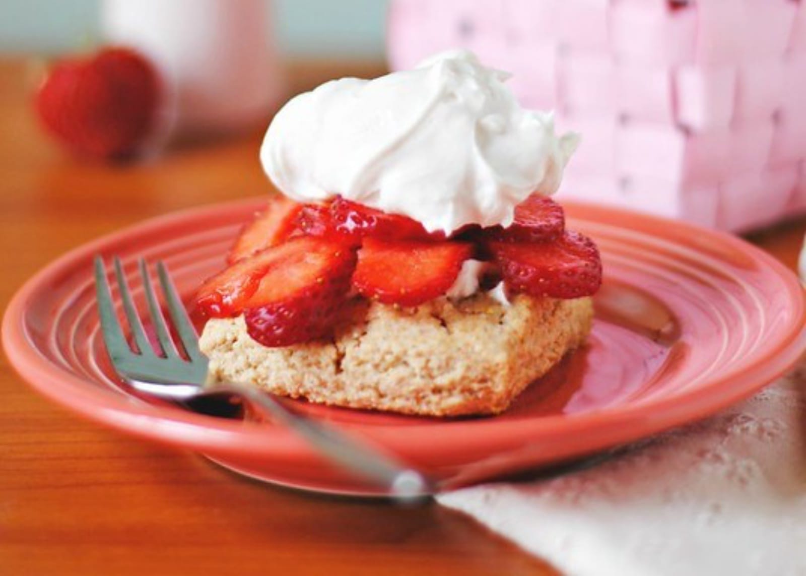 strawberry biscuit