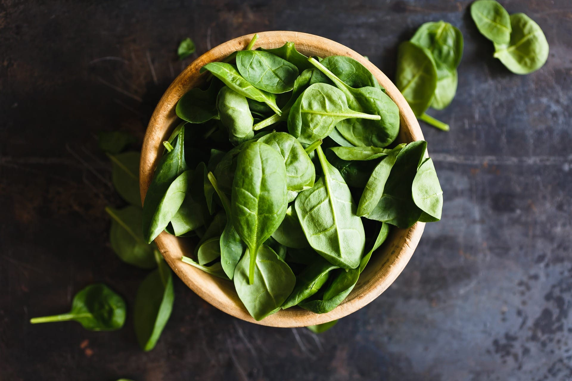 bowl of spinach