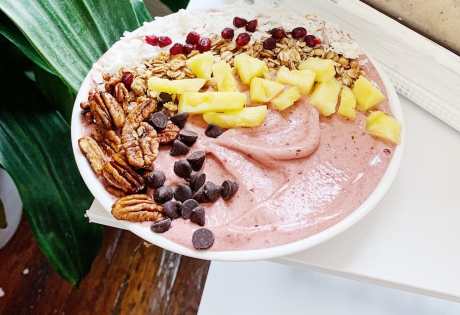 Vegan Dark Cherry Smoothie Bowl