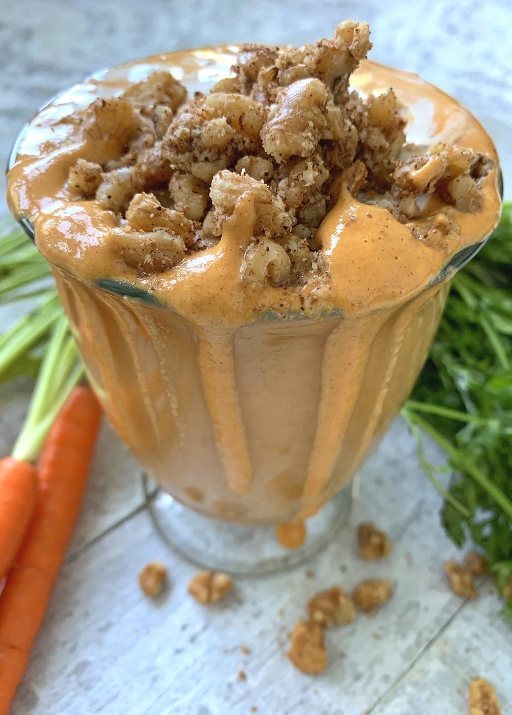 vegan carrot cake smoothie