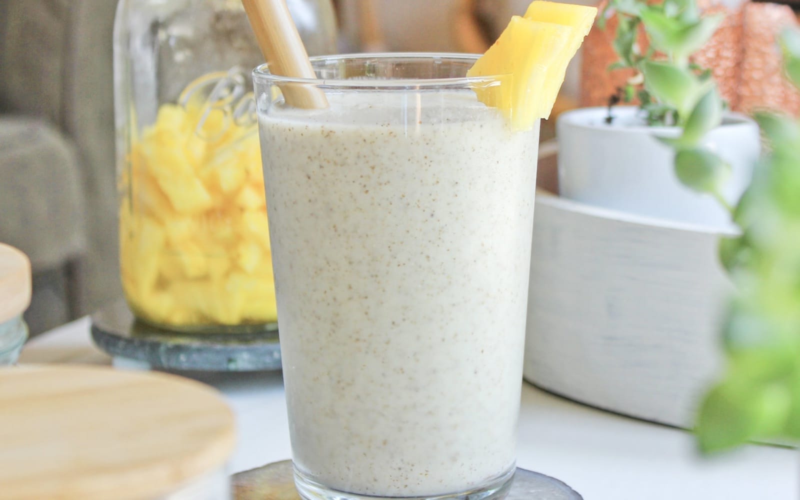 pina colada protein smoothie