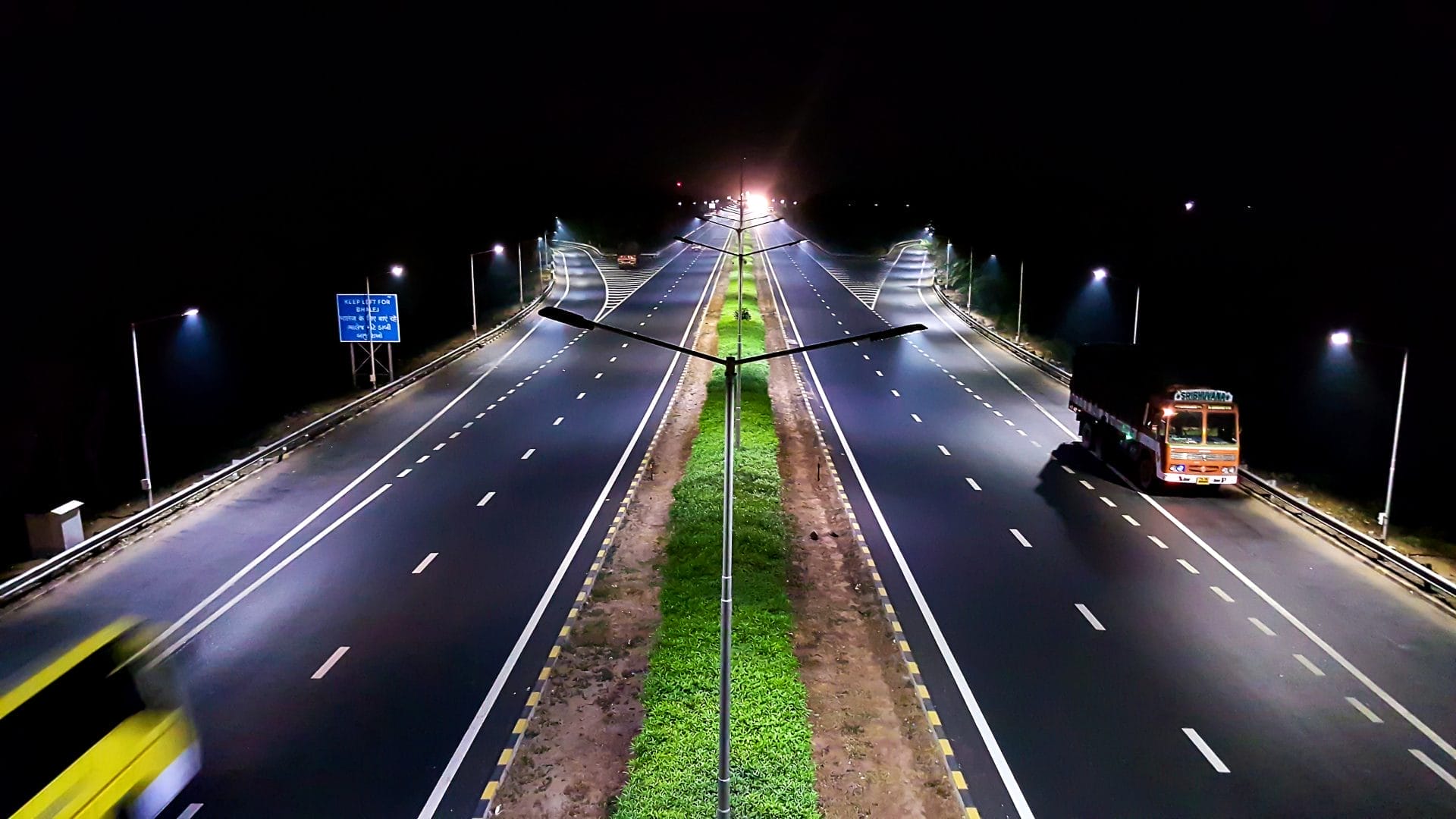Highway at Nighttime