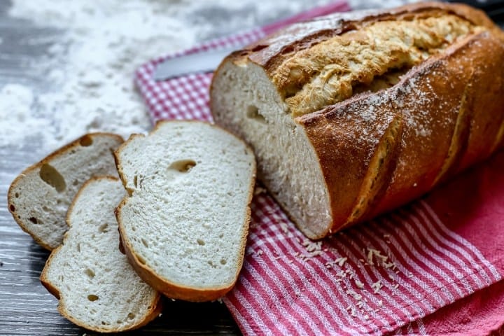 vegan easy sourdough bread