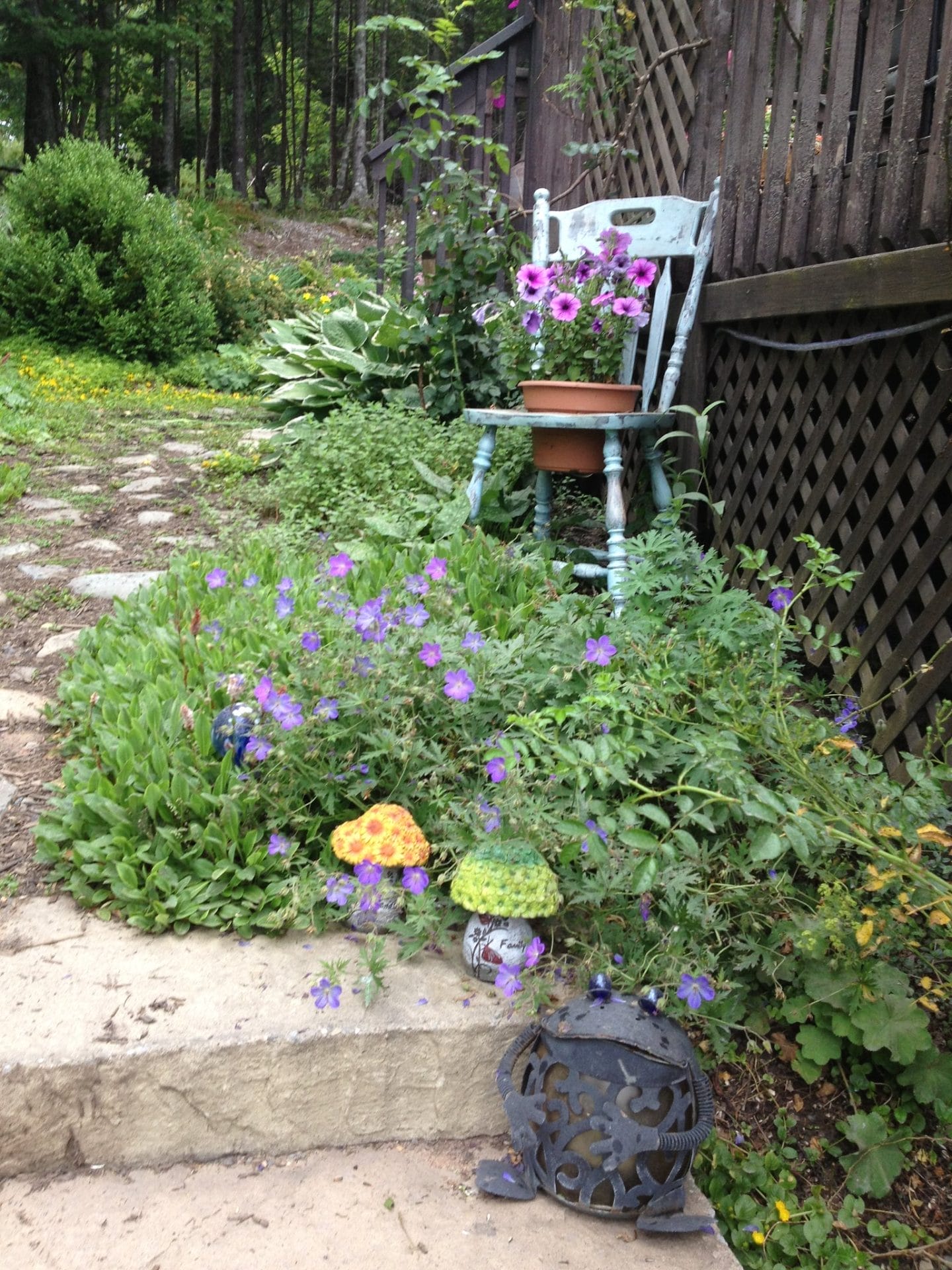 Chair in a garden