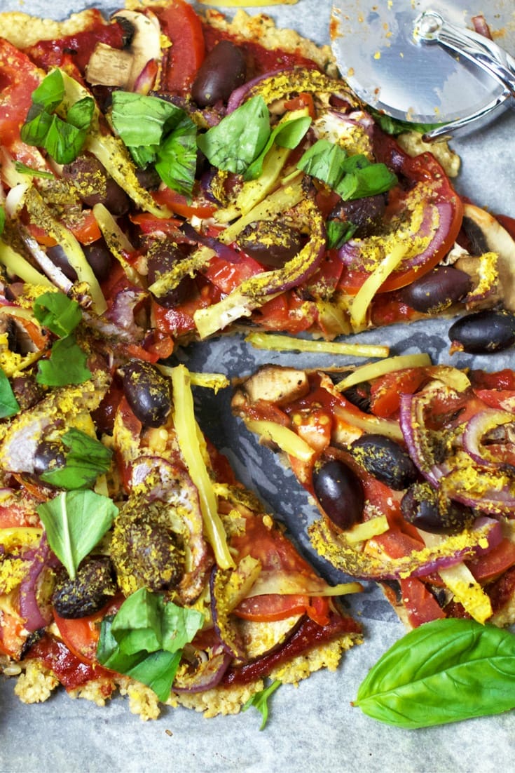 Vegan Brown Rice Pizza Crust