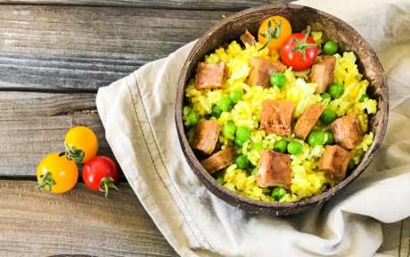 vegan tofu fried rice