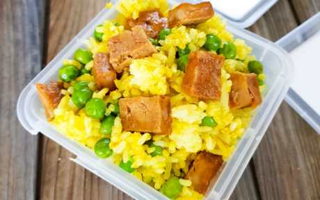 vegan tofu fried rice