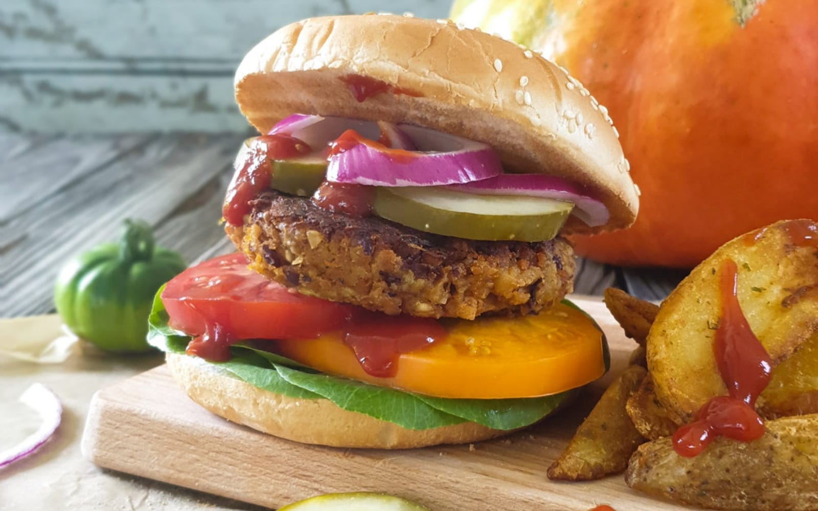 pumpkin VEGGIE BURGERS
