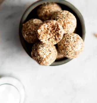 vegan salted caramel energy bites