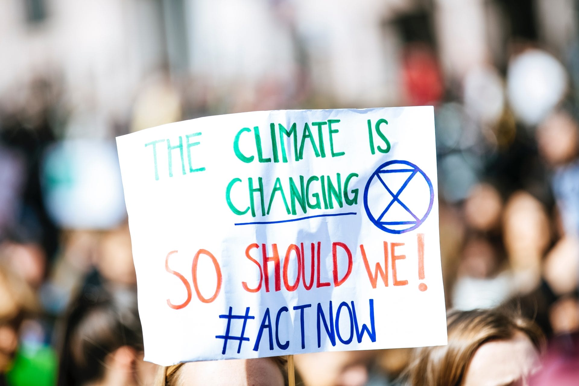 Climate Change Activist Sign