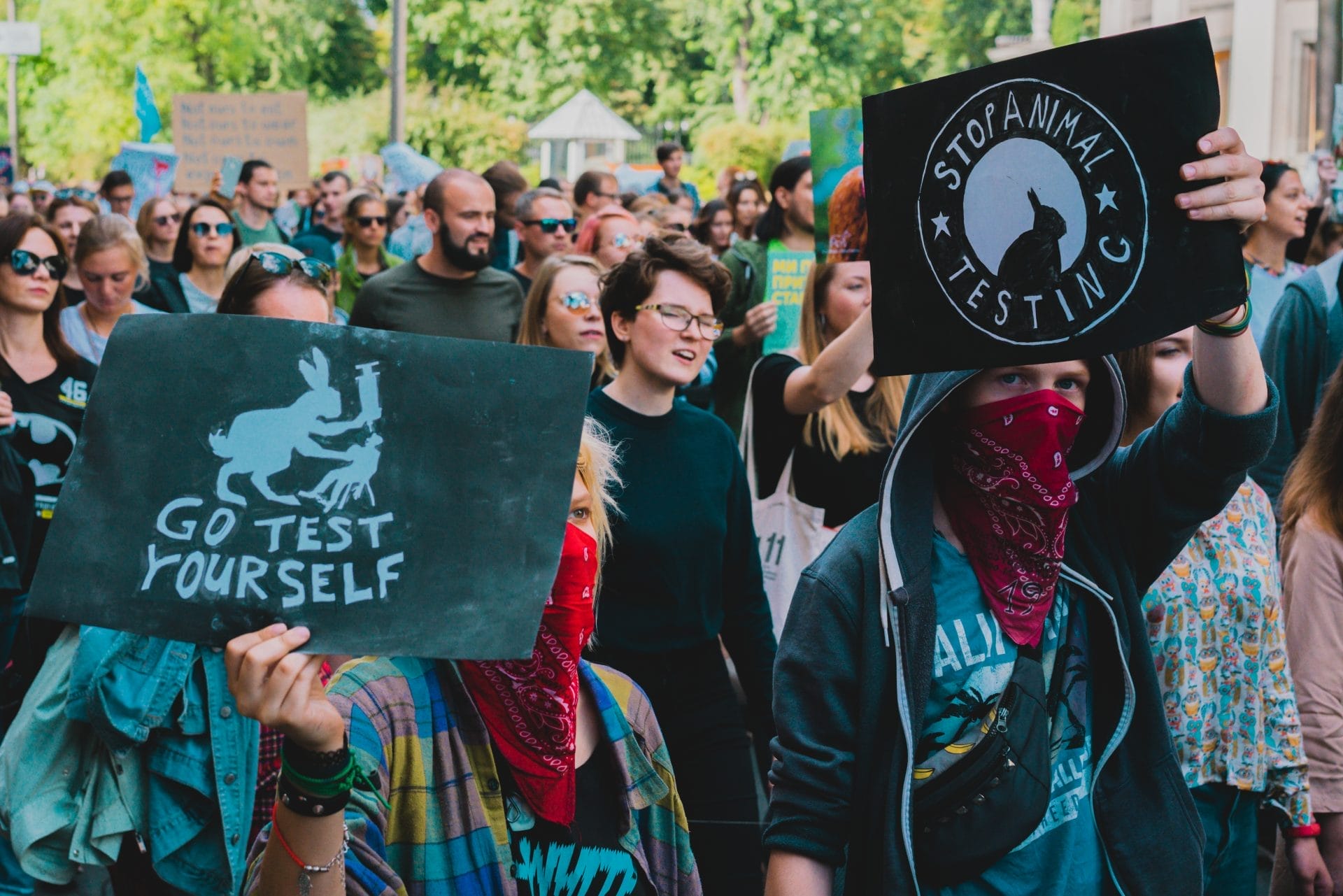 Animal protestors