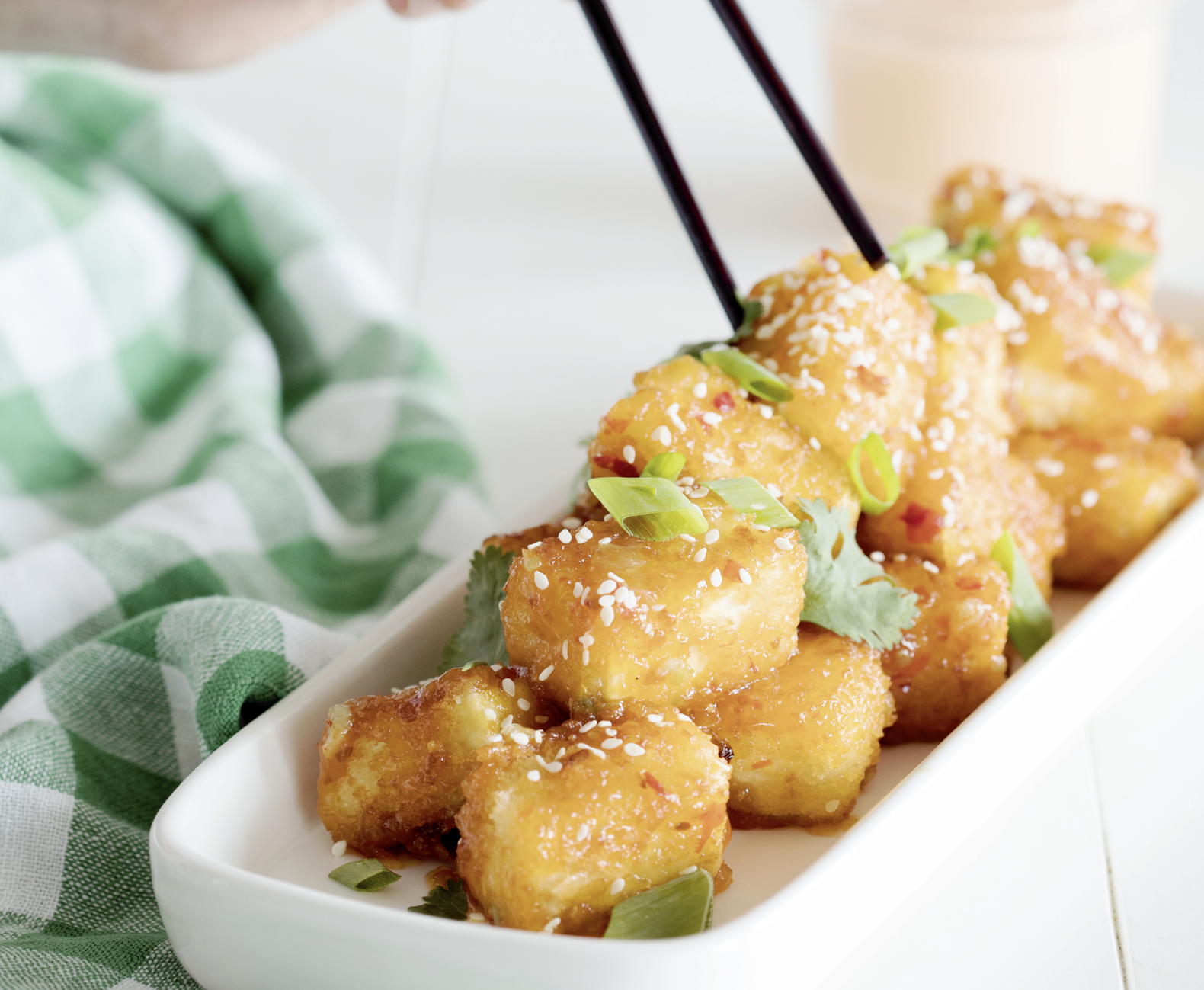 Vegan Sweet Chili Tofu